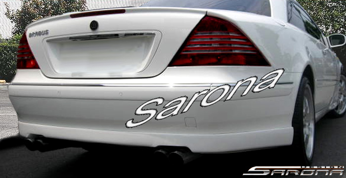 Custom Mercedes CL Rear Add-on  Coupe Rear Lip/Diffuser (2000 - 2006) - $350.00 (Part #MB-005-RA)